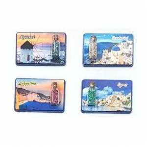 WOODEN MAGNET - RECTANGLE -BOTTLE