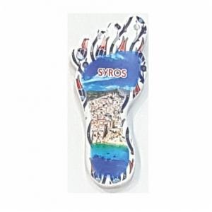 PRINTED POLYRESIN MAGNET - FOOT
