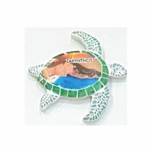 PRINTED POLYRESIN MAGNET - TURTLE