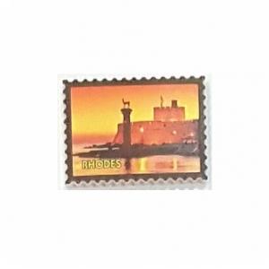 PRINTED POLYRESIN MAGNET - STAMP