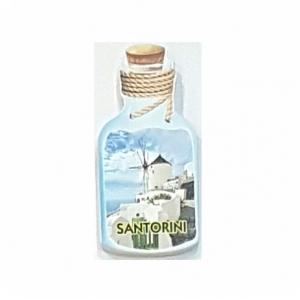 PRINTED POLYRESIN MAGNET - BOTTLE