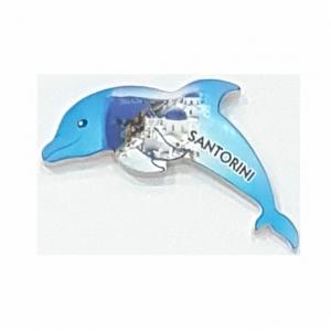 PRINTED POLYRESIN MAGNET - DOLPHIN